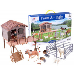 Dzīvnieku ferma ar fermeri, B