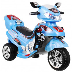 Elektriskais motocikls, zils