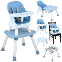 Barošanas krēsls 6in1, zils