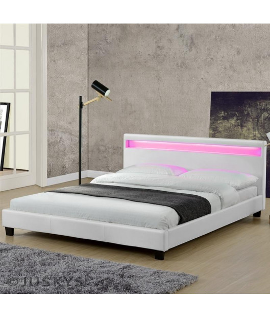 Šiuolaikiška minkšta lova „PARIS LED" -J