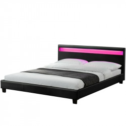 Šiuolaikiška minkšta lova „PARIS LED" -J