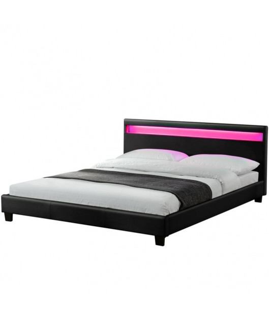 Šiuolaikiška minkšta lova „PARIS LED" -J