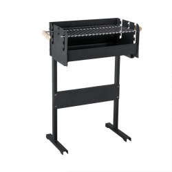 Ogļu grils ar regulējamu resti