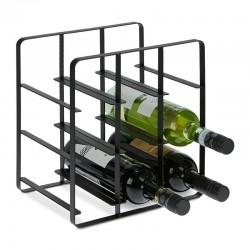 Vīna plaukts 9 pudelēm