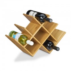 Bambusa vīna plaukts 8 pudelēm