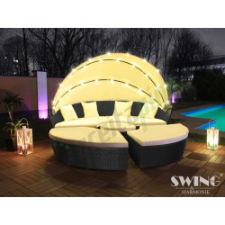 LED Poliratano gultas Sun Island XXL - 210cm - EVE