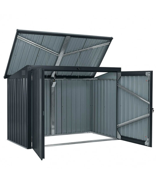 Metāla šķūnis ar slēdzeni 1,6M² (25471)